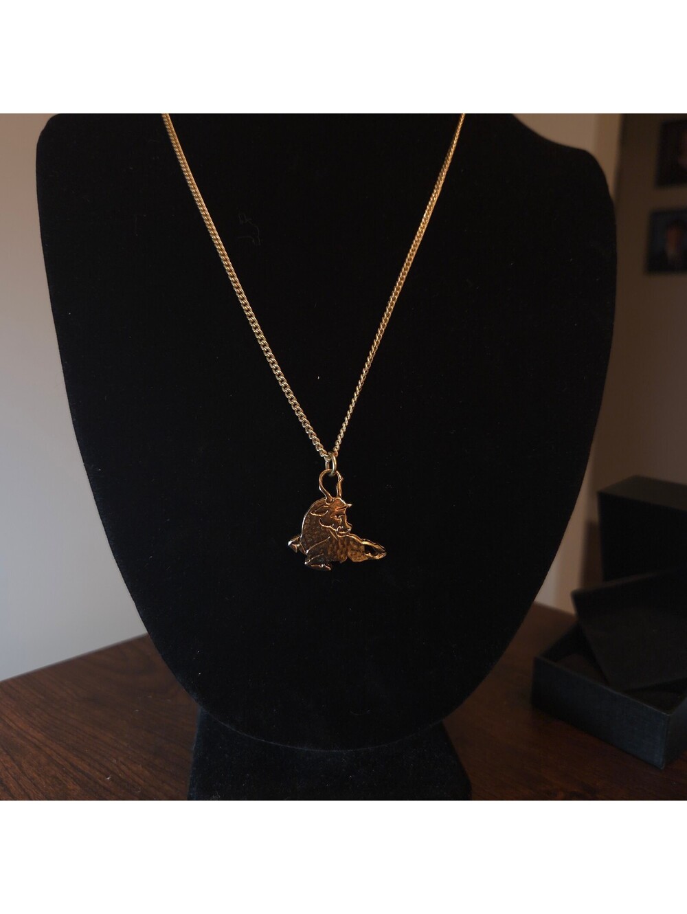Gold-Tone Taurus Necklace